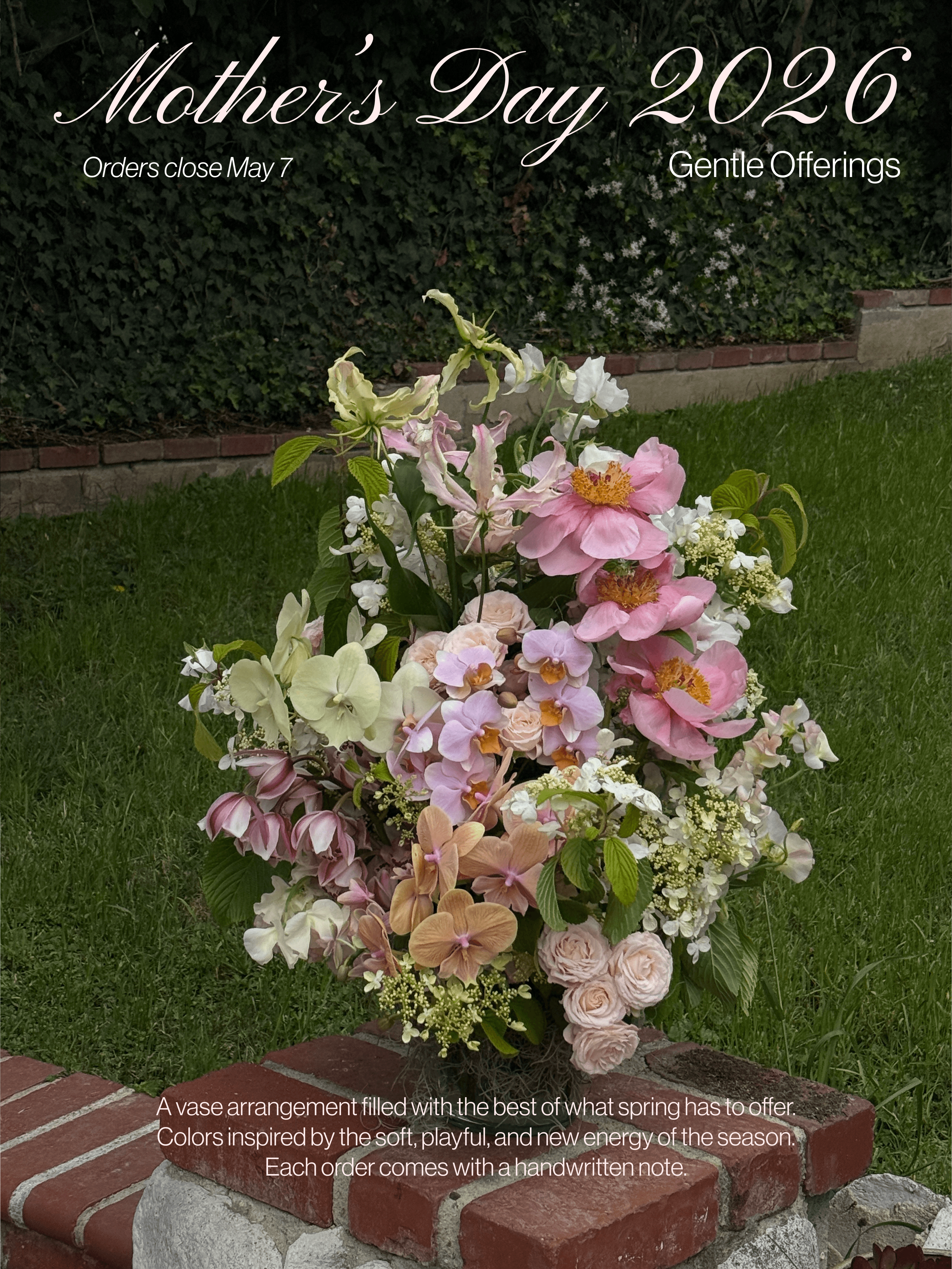 mother's day arrangement